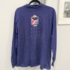 Navy long sleeve from park city Utah